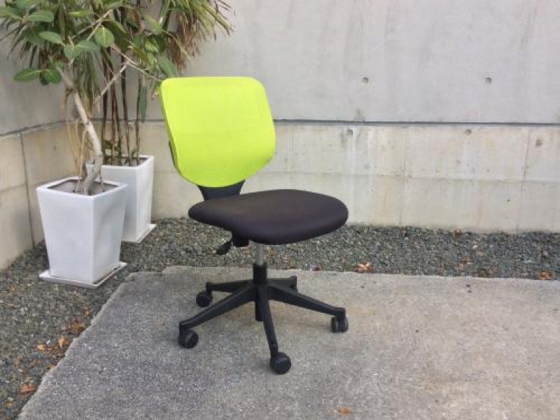 USMシリーズ　OAチェア　グリーン　中古_0