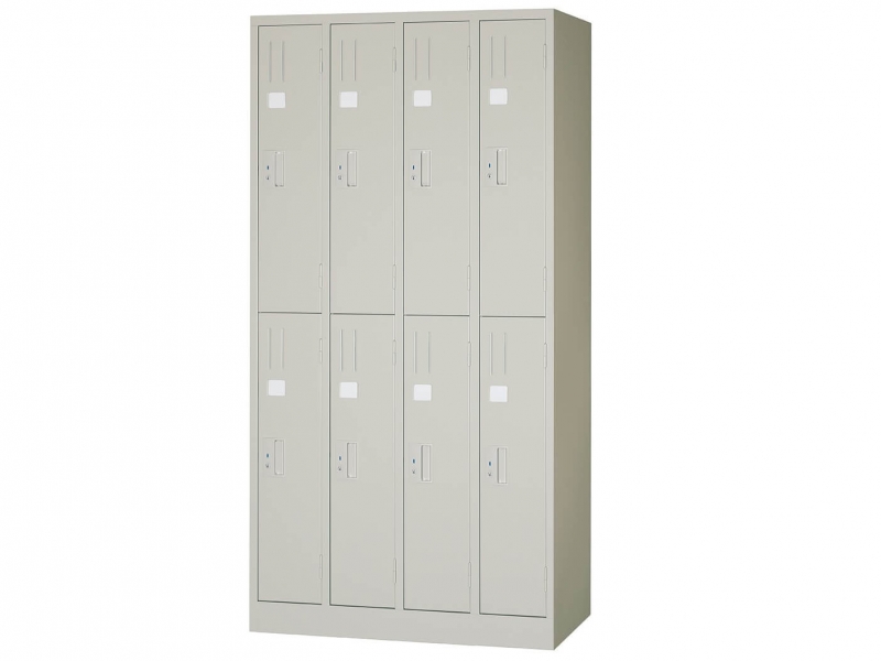 8人用ロッカー　ニューグレー　NL87-P　新品