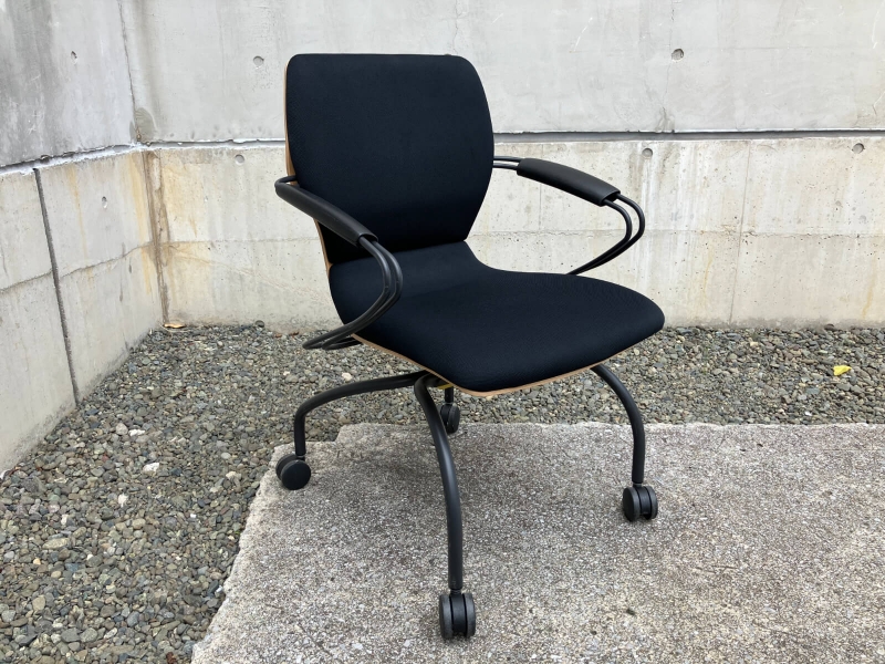 シンタチェア　ブラック×ファインウォールナット　中古_0