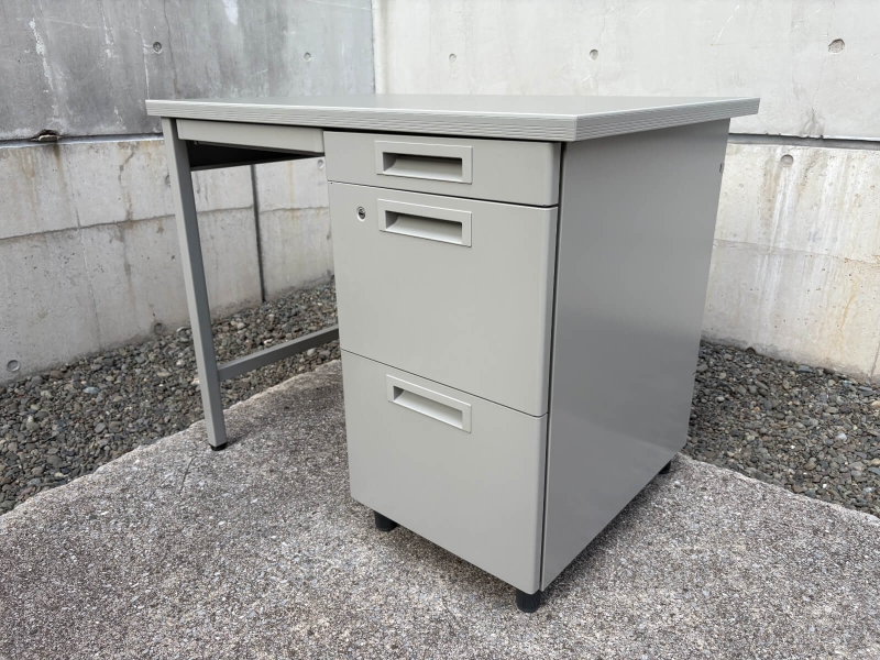 SR型事務用デスク　片袖机　旧JIS　7号　中古_0