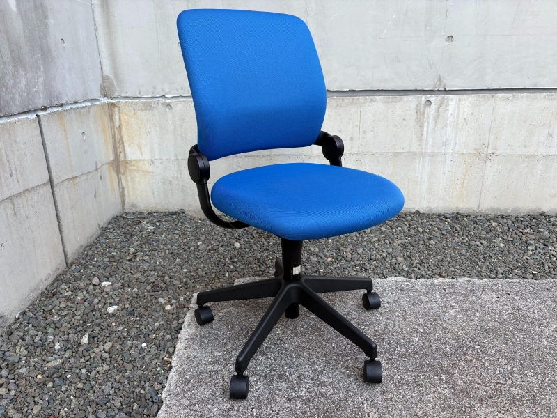 サイドフィットチェア　ブルー　中古_0