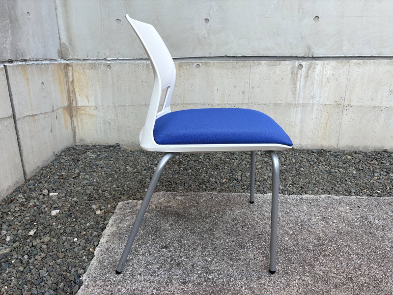 スタッキングチェア　CK-160　ブルー　中古_1