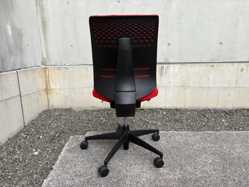 ウィザードチェア　ハイバック　レッド　中古_2