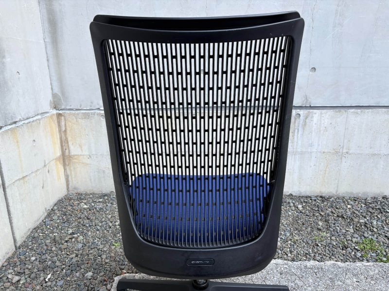 ヴィスコンテチェア 　ハイバック　ブルー　中古_2