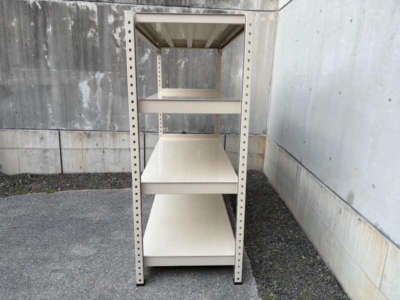 中量ボルトレスラック　300㎏耐荷/段　W1850/D750/H1800㎜　中古_1