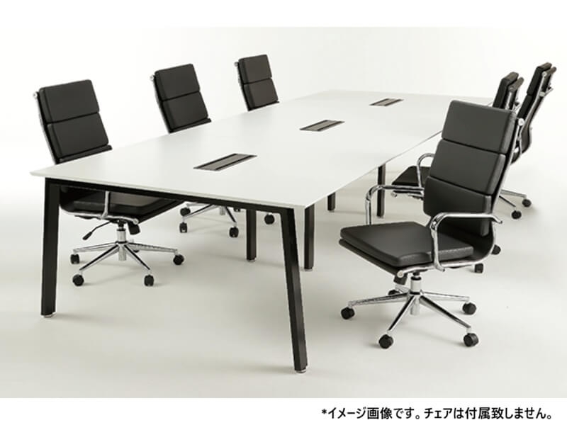 MUEシリーズ　会議テーブル　ホワイト天板　W3600　新品_1