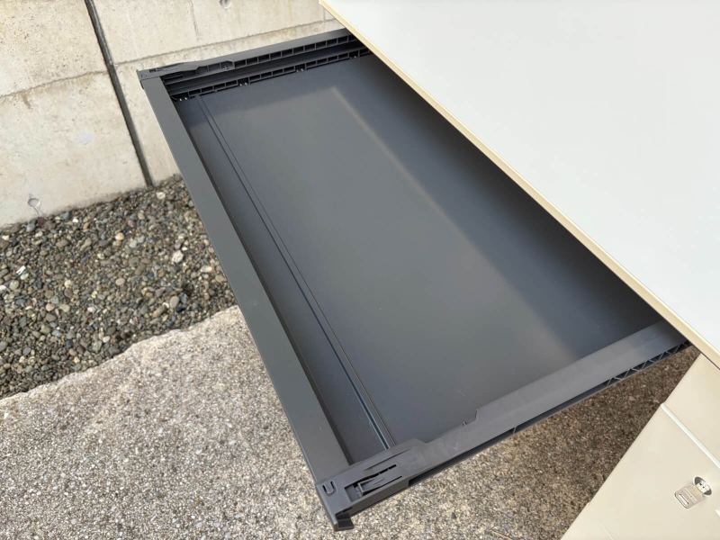 ISデスクシリーズ　片袖机　W1000/D600㎜　中古_6