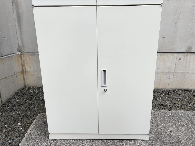 HSウォール　両開+両開キャビネット　上下セット（A4 6段対応） 中古_2
