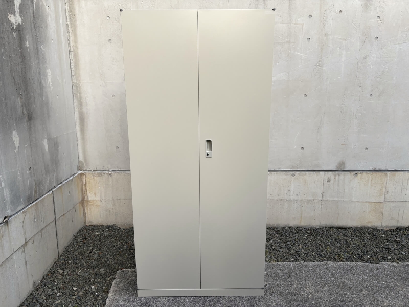 両開き書庫　ANG-36H（A4 5段対応）　ニューグレー　中古_2