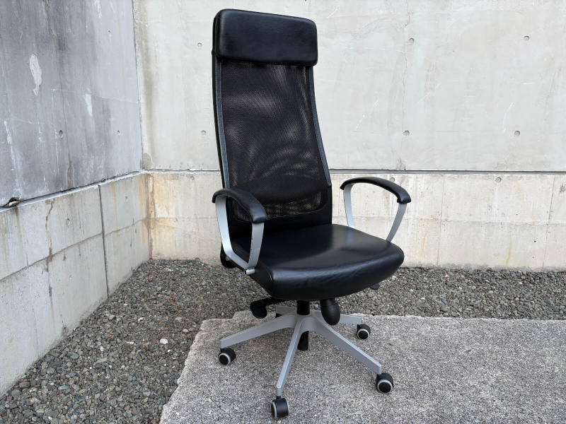 MARKUS（マルクス）チェア　レザー張り　中古_0
