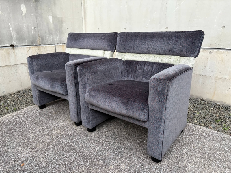1人掛けソファ　2点セット　中古_0