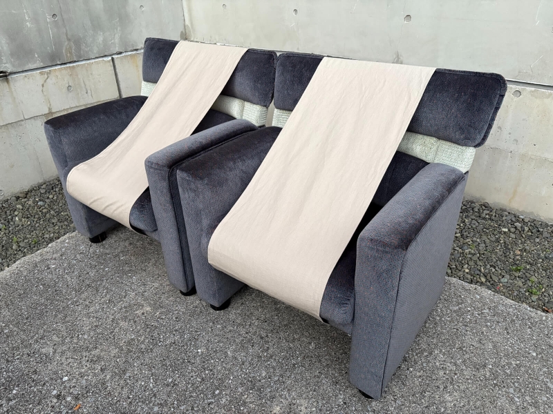 1人掛けソファ　2点セット　中古_7