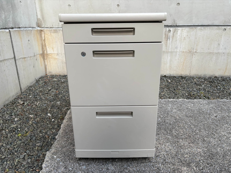 MX+デスクシリーズ　脇机　W400/D700/H700㎜　中古_1