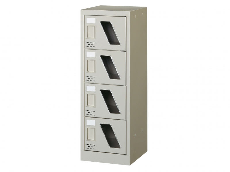 4人用シューズロッカー　窓付き　SC-4WM　新品_1
