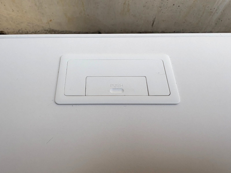 ピクサ２シリーズ　片袖机　W1200　ホワイト　中古_4