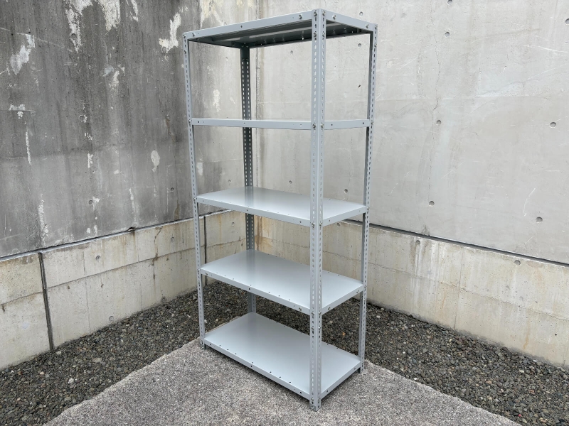 軽量ラック　150㎏耐荷/段　W880/D450/H1800　中古_0