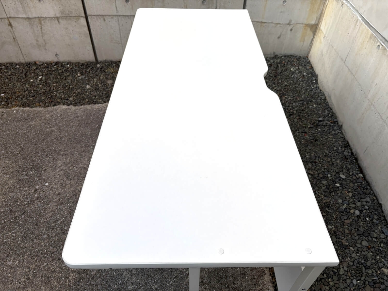 SCデスク　W1400/D595/H700㎜　ホワイト　中古_3