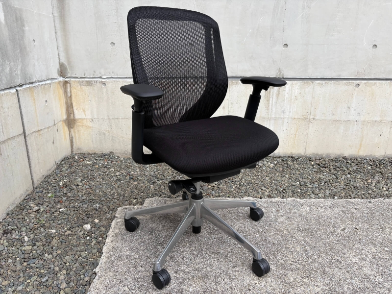 シルフィー　可動肘付き　ブラック　中古 【肘パッド新品交換済み】_0