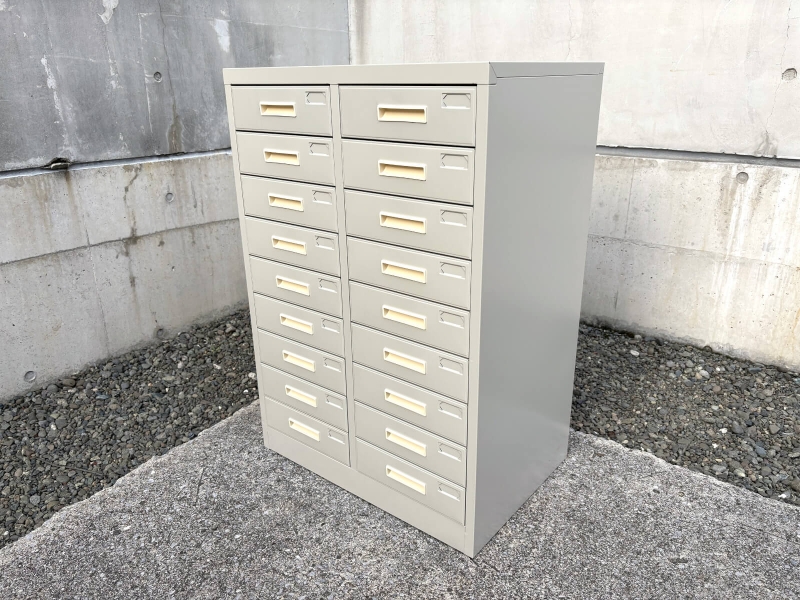 スチール製レターケース　2列9段　中古_0