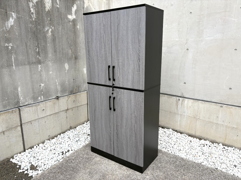 木製両開き書棚　ナートル　中古（完成品）_0