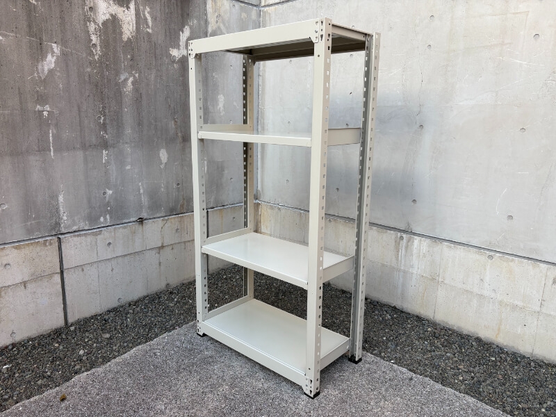 中量ボルトレスラック　300㎏耐荷/段　W955/D470/H1800㎜　中古_0