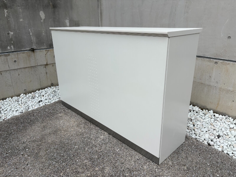 XC型ハイカウンター　中棚付き収納タイプ　W1500　中古