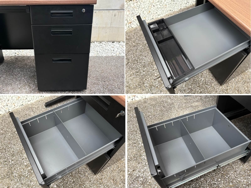 片袖机　W1000　ウォールナット　中古_6